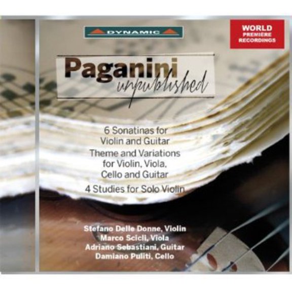Damiano Puliti - Paganini Unpublished - Music & Performance - CD