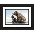 thumbnail image 1 of Damico, Giuseppe 32x22 Black Ornate Wood Framed with Double Matting Museum Art Print Titled - Profiles, 1 of 4
