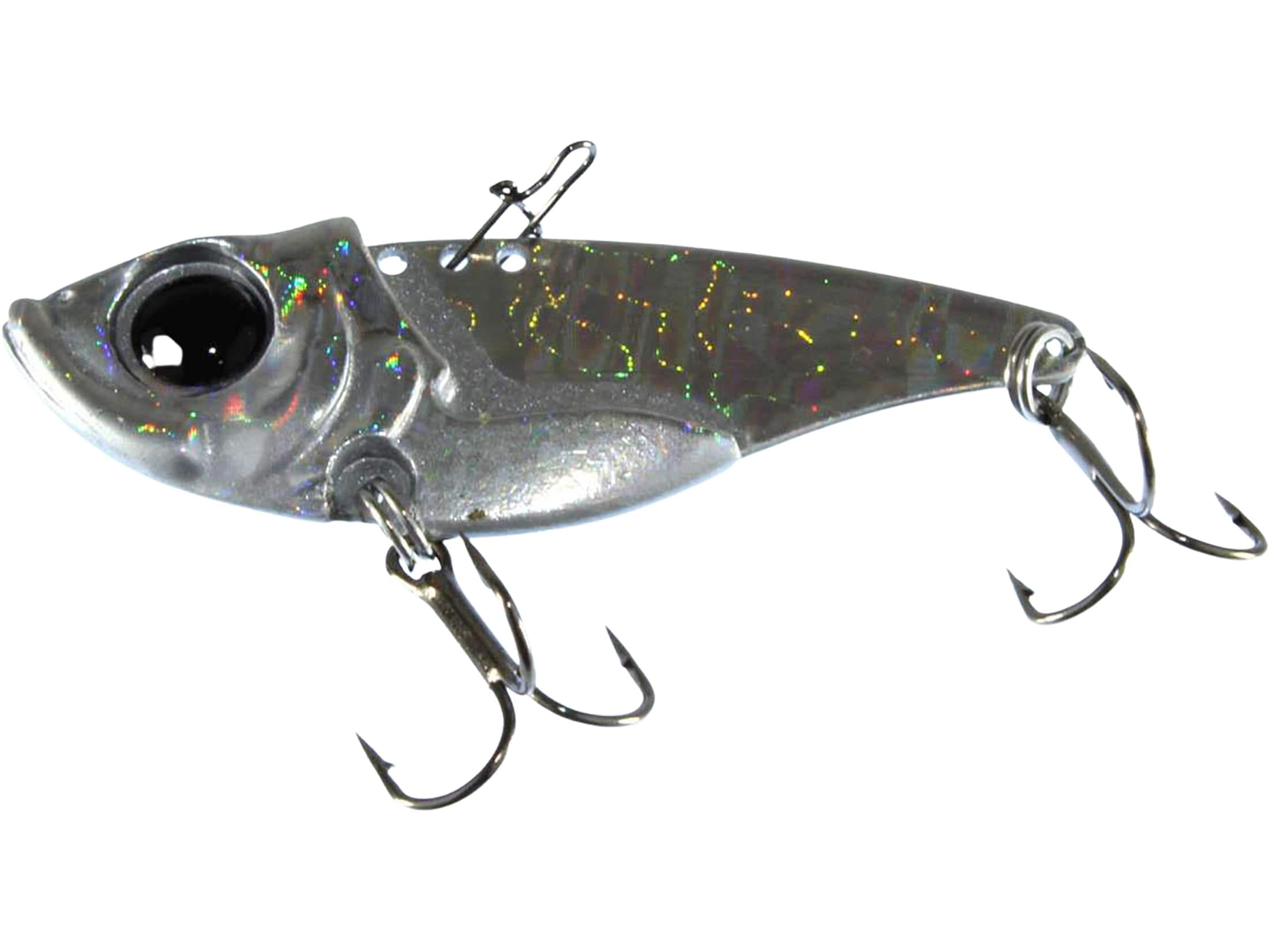 Vault 55 Holo Real Shad 1/2 Oz Fishing Blade Bait – Vibration Lure For Bass With 3 Tie Points 3 thumbnail image