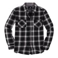 thumbnail image 1 of Damipow Men's Flannel Shirts Plaid Long Sleeve Button Down Shirt,Sizes S-2XL,Mens Shirts, 1 of 6
