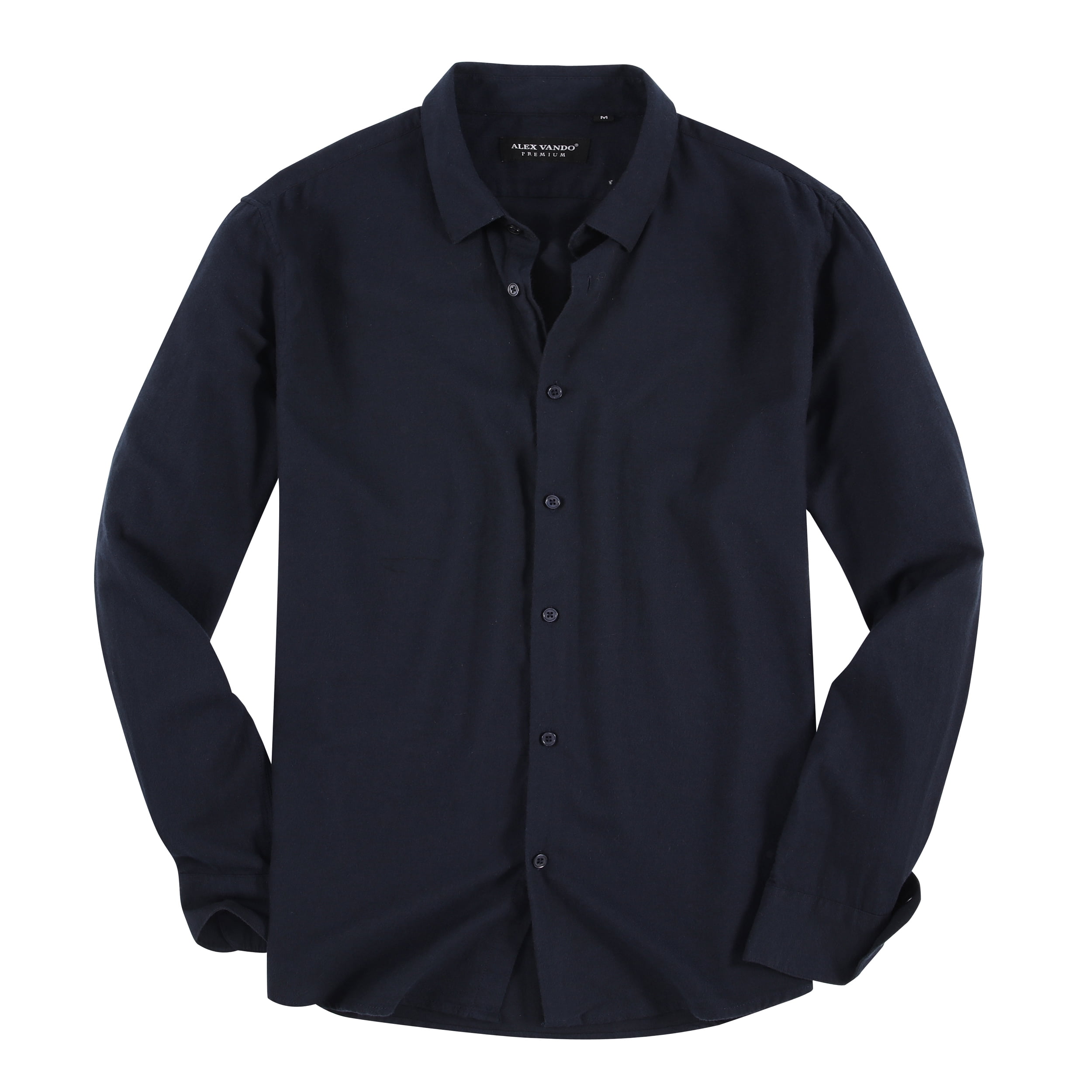 Damipow Mens Button Down Shirts 100 Cotton Slim Fit Long Sleeve Casual