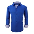 thumbnail image 1 of Damipow Mens Button Down Shirts Regular Fit Long Sleeve Cotton Dress Shirt,Sizes S-2XL,Mens Shirts, 1 of 6