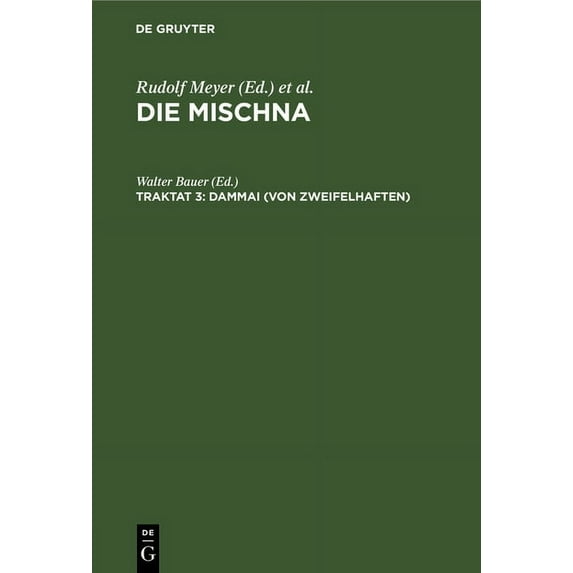 Dammai (Von Zweifelhaften) (Hardcover)