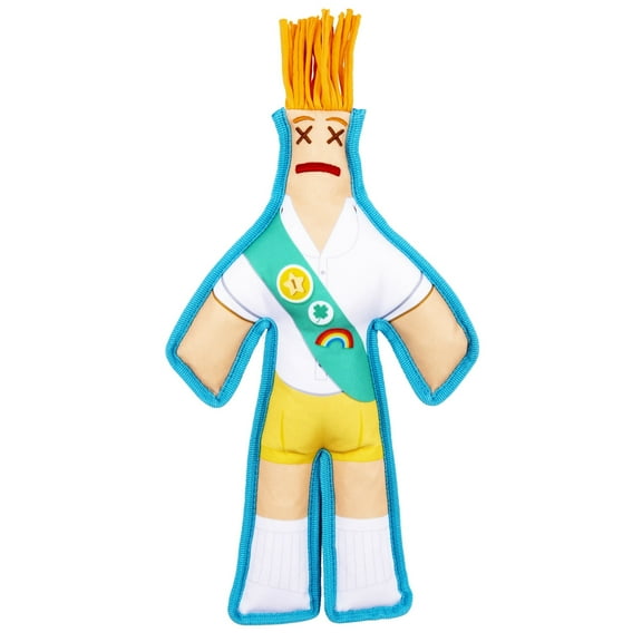 Dammit Dolls Squeaky Dog and Puppy Toy - Cookie Scout - Plush, Interactive Novelty Chew Toy