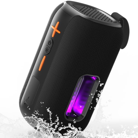 Dammyty Portable Bluetooth Speaker, IP67 Waterproof Speaker with Loud Sound, Deep Bass, Wireless Stereo Pairing, Bluetooth 5.3, for Home/Outdoor/Party/Beach
