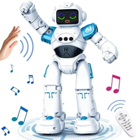 Dammyty RC Robot Toys for Kids, Smart Talking Voice Remote Control Robot Singing Dancing Programmable with Infrared Gesture, Interactive Robot Toy for Age 3-8 Year Old Boys Girls Birthday Gift