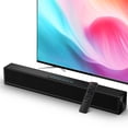 thumbnail image 1 of Dammyty Sound Bar for TV, 3D Surround Sound System TV Sound Bar, 60W Soundbar with Built-in Subwoofer, 2.1 ch Home Theater TV Speakers, HDMI-ARC, Bluetooth, COX, AUX, 1 of 8