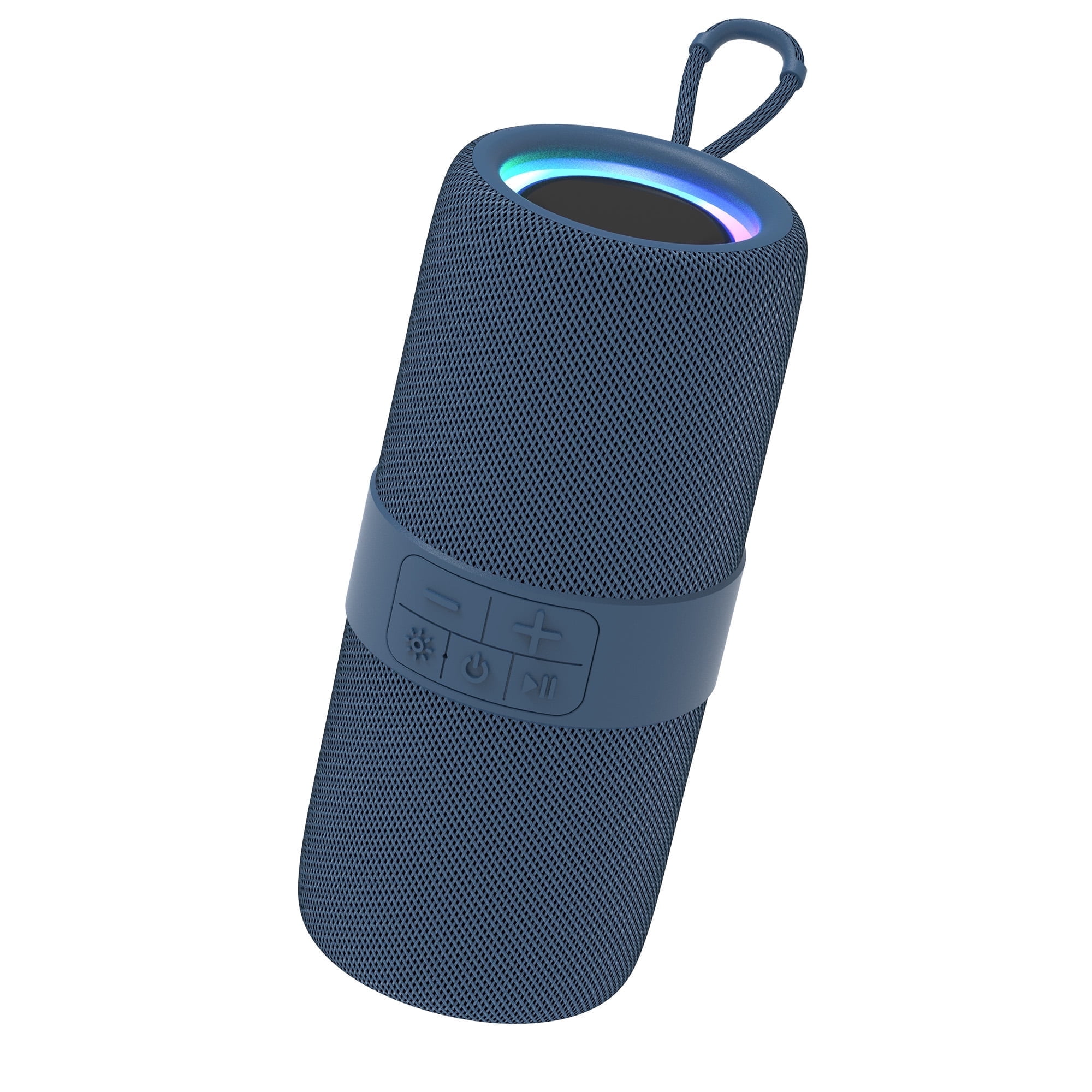 Dammyty Waterproof Bluetooth 5.0 Speaker, Portable TruWireless Party Speaker with 7LED Lights, 360 Dynamic Sound  (图1)