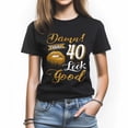 thumbnail image 1 of Damn I Look Good at 40 T-Shirt - Funny Birthday Tee for Women - Stylish Gift for Queen Turning 40, 1 of 4