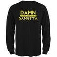 thumbnail image 1 of Damn It Feels Good To Be A Gangsta Black Adult Long Sleeve T-Shirt - Large, 1 of 1