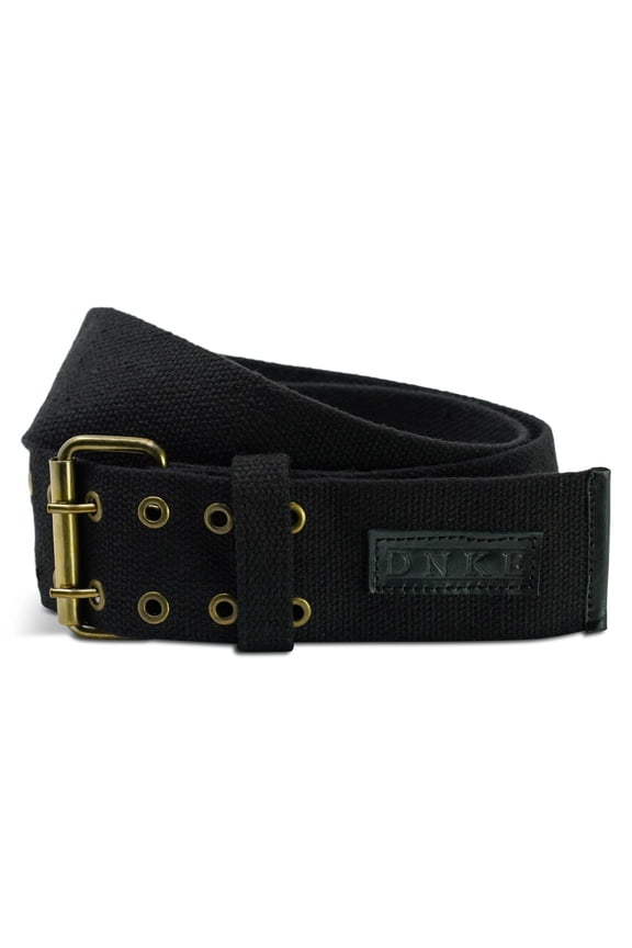 Classic Wide Woven Kilt Belt, Black, X-Large