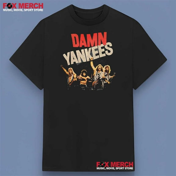 Damn Yankees World Tour 1990 Shirt, Unisex Short Sleeve T-shirt