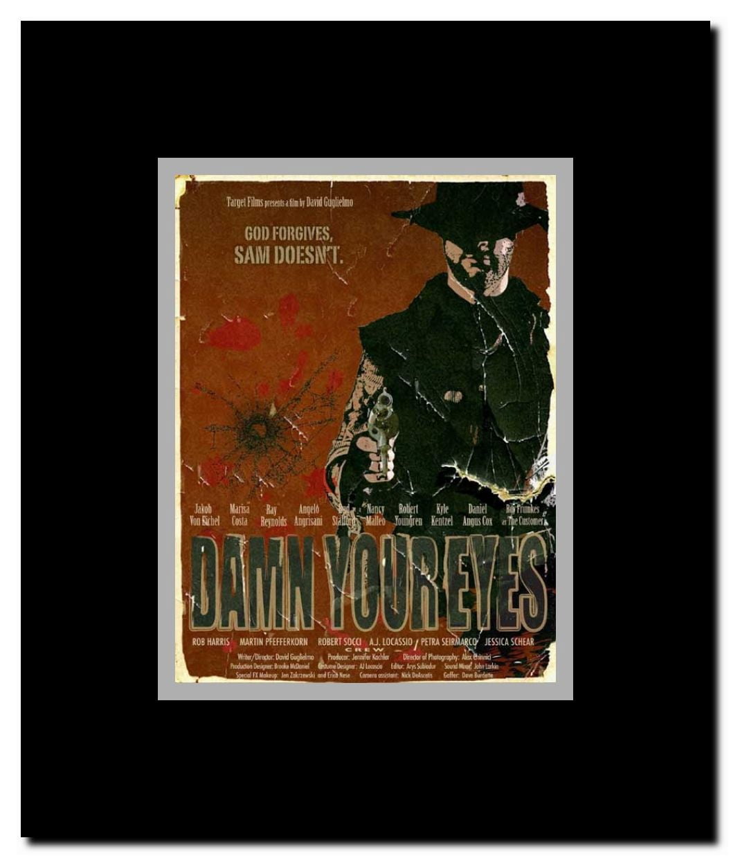 Damn Your Eyes Framed Movie Poster