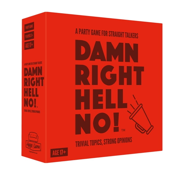 Damn right hell no - Quickly React to Hilarious Statements - Party Game - by Hygge Games