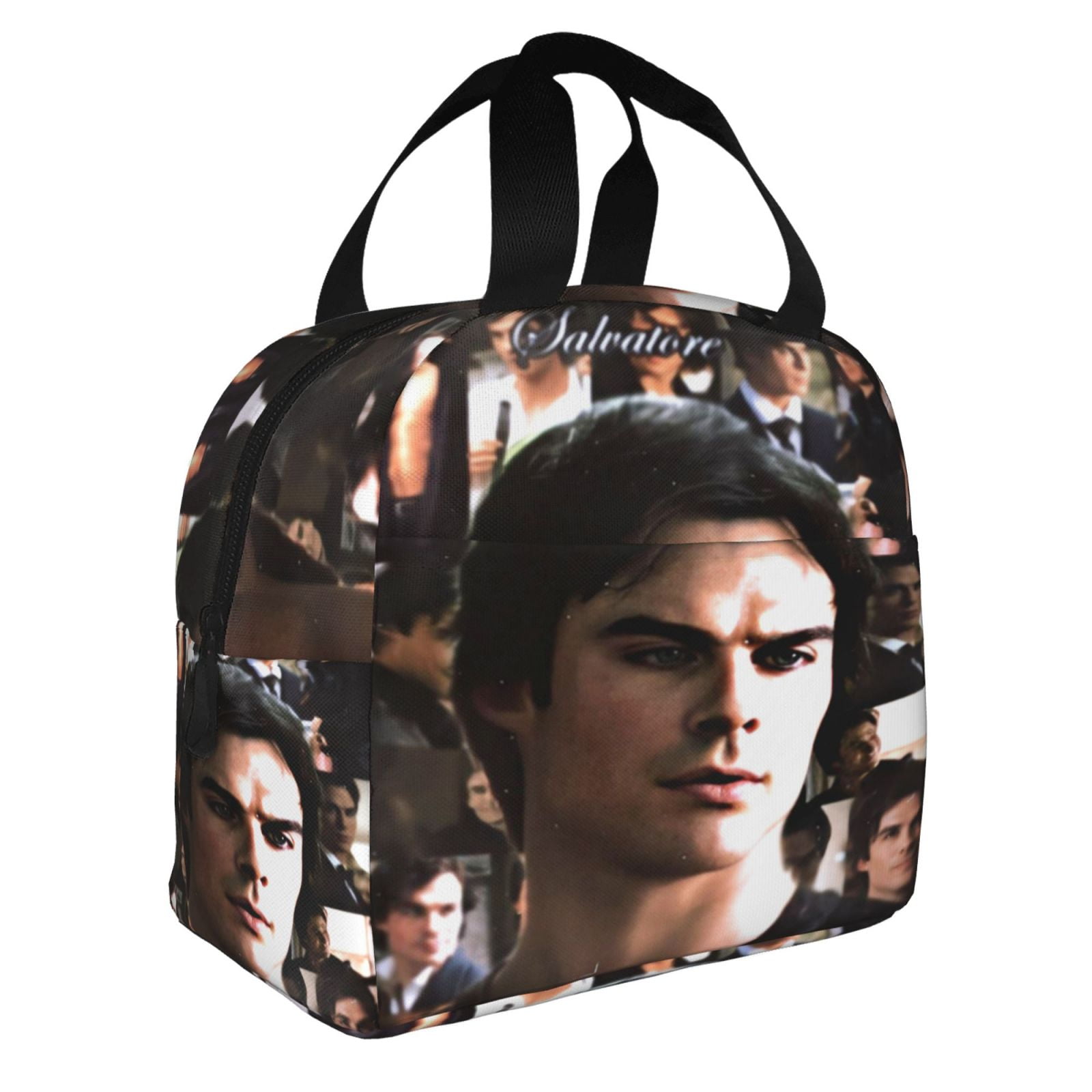 Damon Salvatore Insulated Lunch Bag Adults Lunch Box Tote Bag - Keeps ...