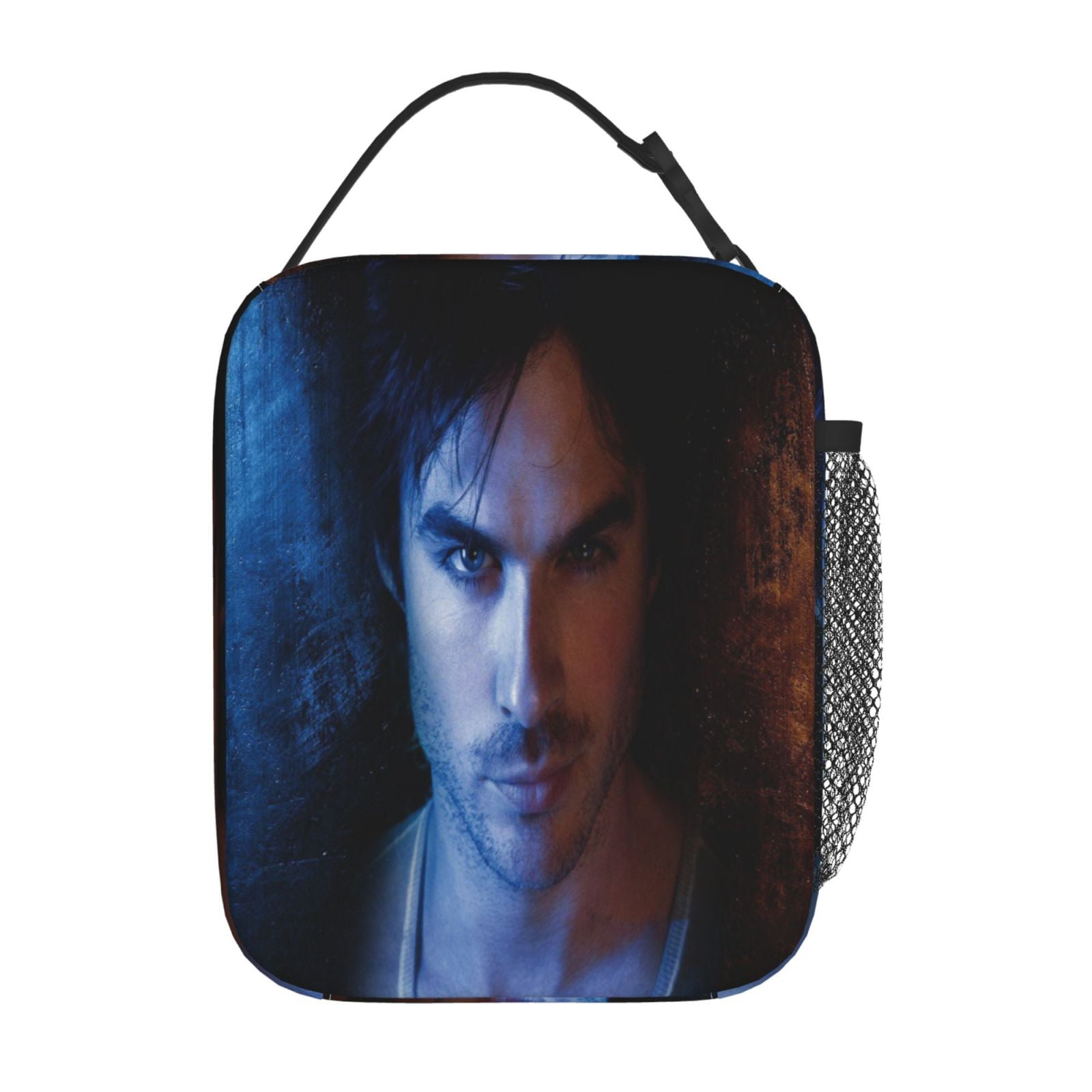 Damon Salvatore Lunch Bag Cute Cartoon Lunch Box for Women Reusable ...