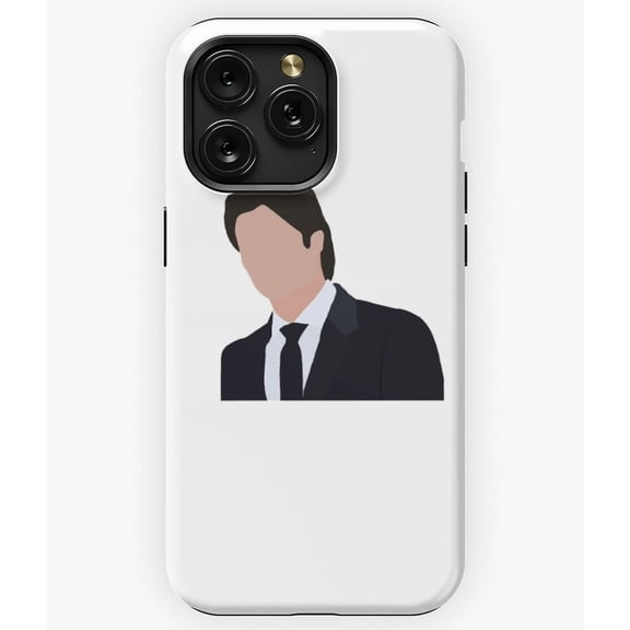 Damon Salvatore TVD The Vampire Diaries Fan Art A951 Phone Case for iPhone 11 to 17 Pro Max