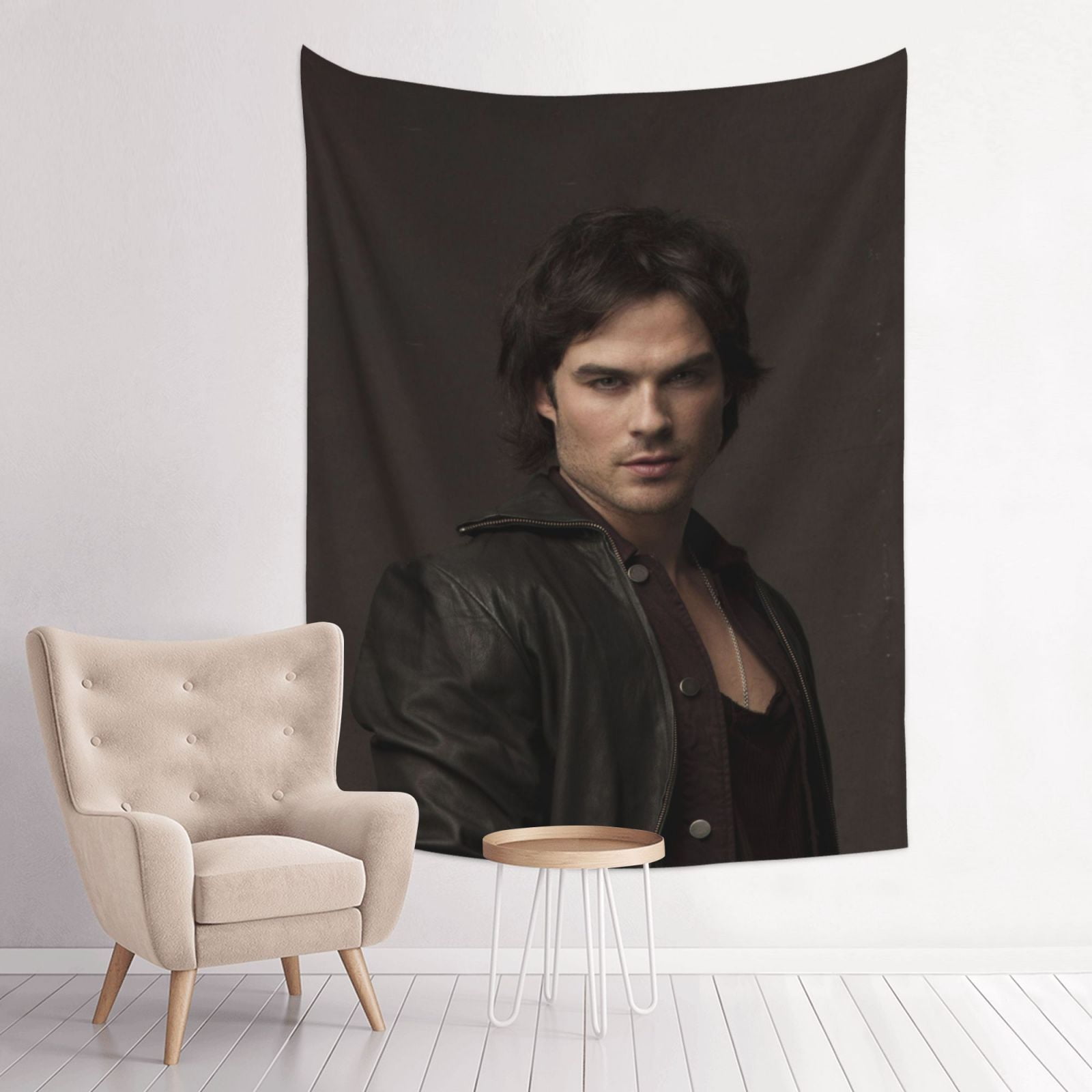 Damon Salvatore Tapestry Cool Tapestry Art Prints Wall Painting