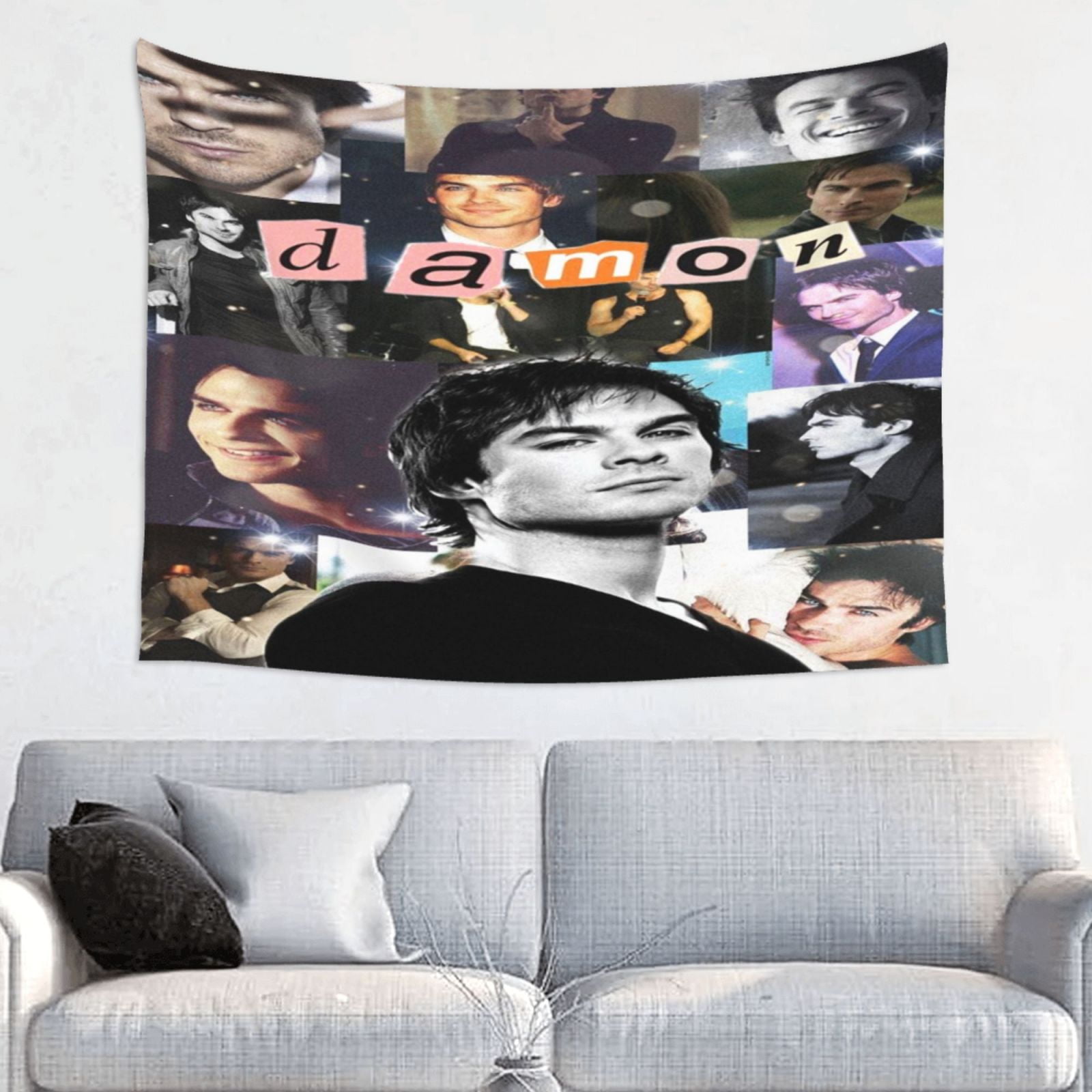 Damon Salvatore Tapestry Wall Tapestry Cartoon Tapestry Galaxy Tapestry for Party Bedroom Living Room Home Decoration 80x60in Walmart