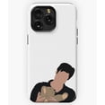 thumbnail image 1 of Damon Salvatore with Miss Cuddles Bear TVD Fan Art A882&nbsp;Phone Case for iPhone 11 to 17 Pro Max, 1 of 2