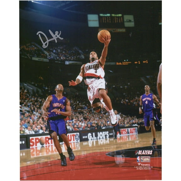 Damon Stoudamire Portland Trail Blazers Autographed 8" x 10" Lay Up vs. Toronto Raptors Photograph - Fanatics Authentic Certified