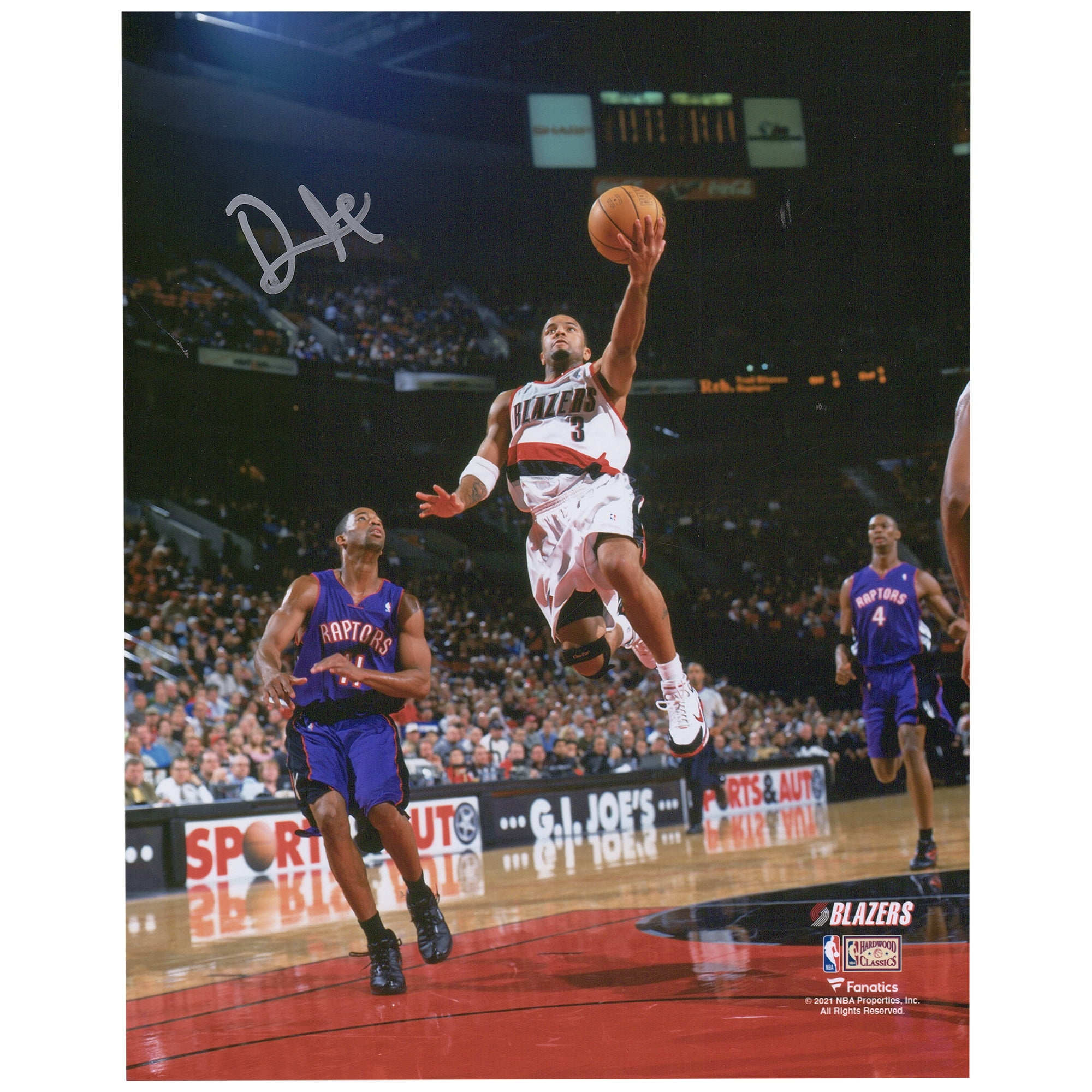 Damon Stoudamire Portland Trail Blazers Autographed 8