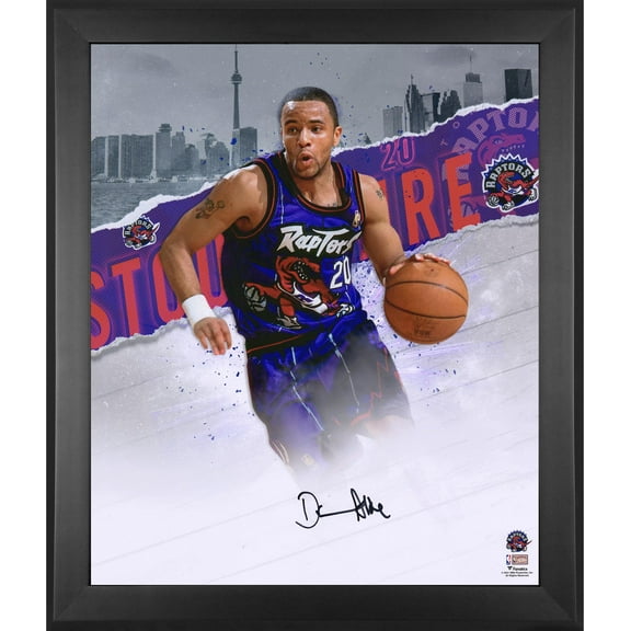 Damon Stoudamire Toronto Raptors Autographed Framed 20'' x 24'' In-Focus Photograph