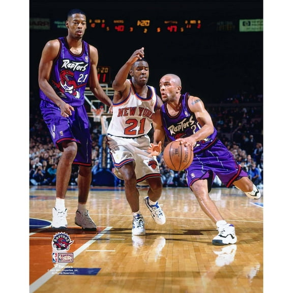 Damon Stoudamire Toronto Raptors Unsigned Driving Photograph