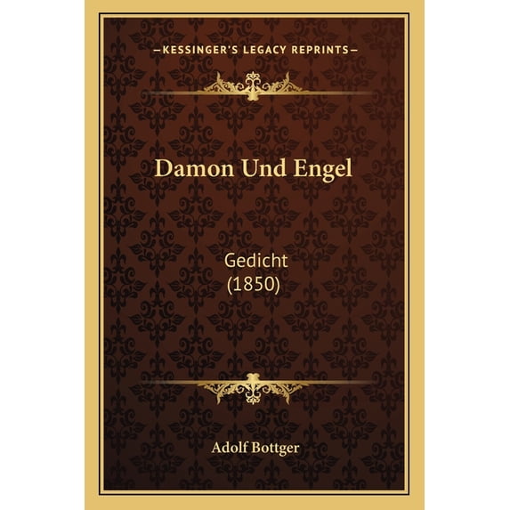 Damon Und Engel : Gedicht (1850) (Paperback)