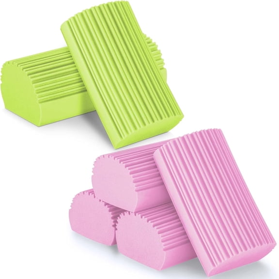 Damp Clean Duster Sponge for Blinds Glass Vents Mirrors Baseboards 6 Pack