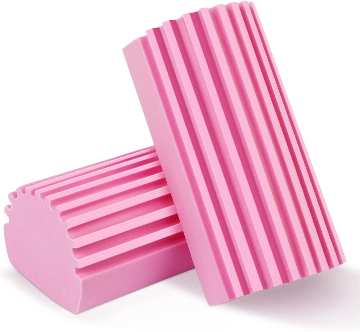 Damp Duster, 2-Pack Magical Dust Cleaning Sponge Blind Cleaner Duster Tool