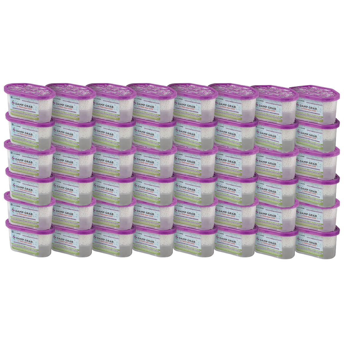 Damp Grab Fresh Linen Scent by LivingSURE™, Set of 48