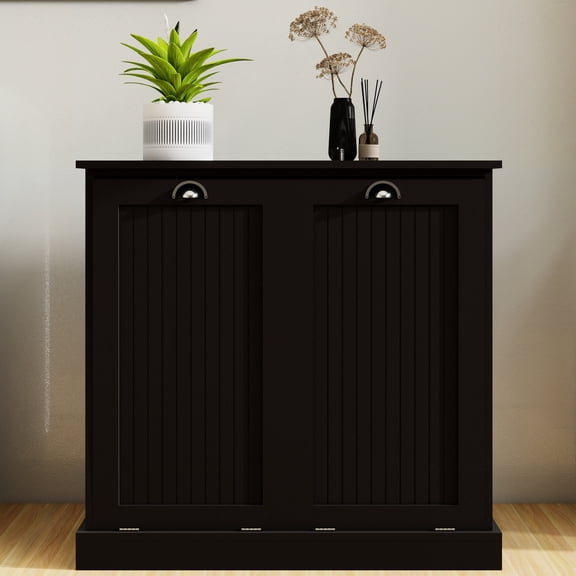 Damp-Proof MDF | Two-Compartment Configuration | Laundry Cubby + Organize Laundry Well