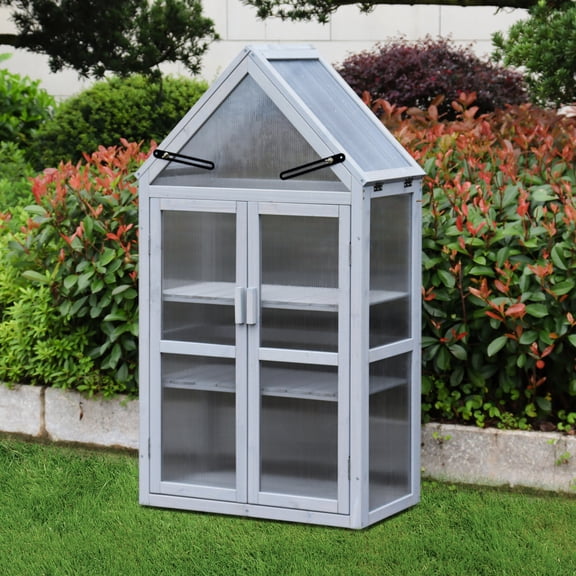 Damp - Proofed Mini Greenhouse with Foam Filler / Suitable for Patio, Terrace Gardening