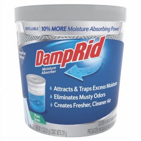 Damp Rid 11 oz. Refillable Pure Linen Moisture Absorber Cups. 10% mor, Each