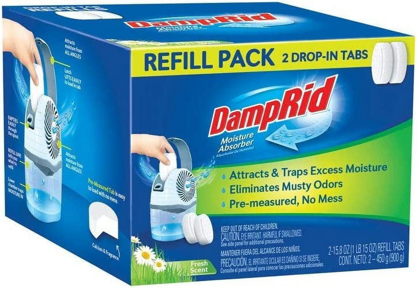 Damp Rid Fg97 Damprid Moisture Absorber Refill Pack 2 Count