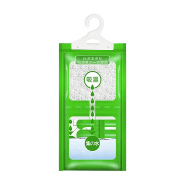 Damp Rid Hanging Bag, Dehumidifier, Moisture Absorbers, Dehumidifying Bags Can Be Hung As Desiccants and Proof Bags for Indoor Wardrobes Dormitories and To and Absorb 4PCS