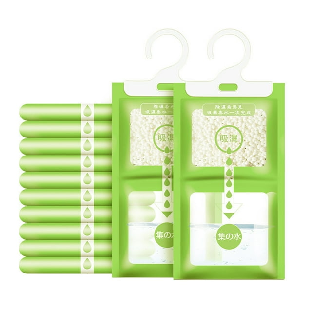 Damp Rid Home Essentials230G Dehumidifier Hanging Bagsideal for Closets & Wardrobescalcium Chloride Moisture Absorberprevents Mold & Mildew Damp Rid Hanging Bag Eactix