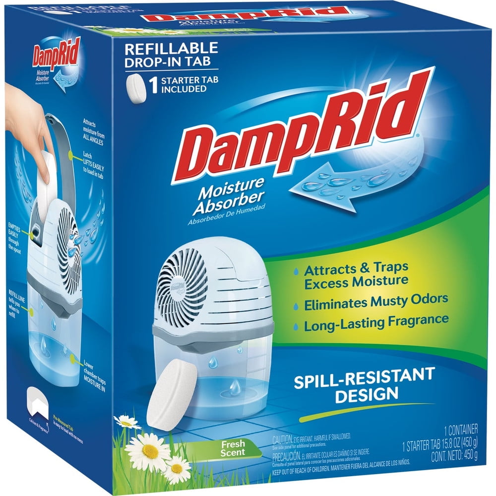 DampRid 15.8 Oz. Fresh Scent Dehumidifier Refills, Spill Resistant