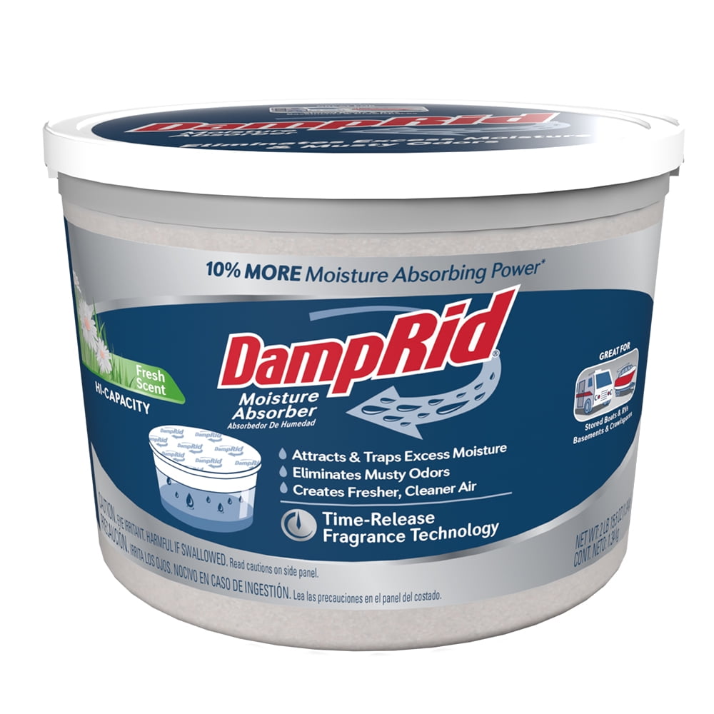 DampRid 2 lb. 15.5 oz. HiCapacity Moisture Absorber Bucket, Fresh
