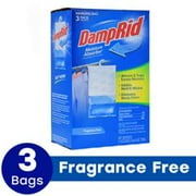 DampRid Hanging Moisture Absorber Mold Inhibitor Fragrance Free, 3 Count