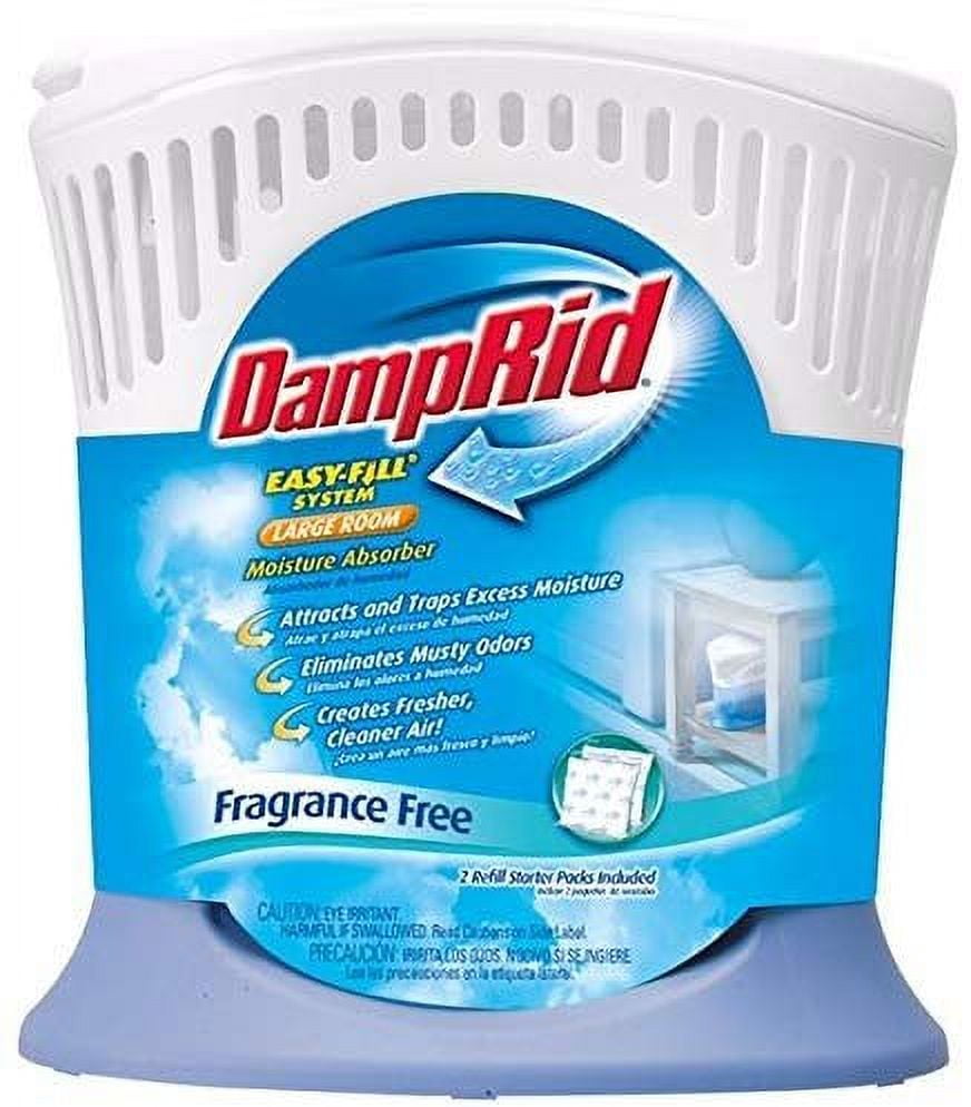 DampRid EasyFill System Fragrance Free Large Room Moisture Absorber
