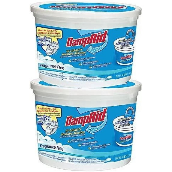 DampRid FG50T HI-Capacity Moisture Absorber FamilyValue 2Pack 4-Pound gOE