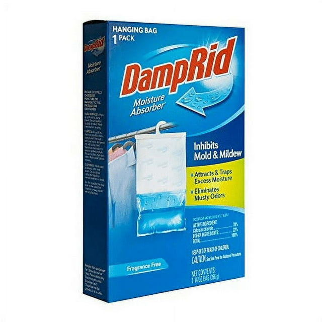 DampRid Bags Fragrance-Free Hanging Moisture Absorber, Perfect for ...