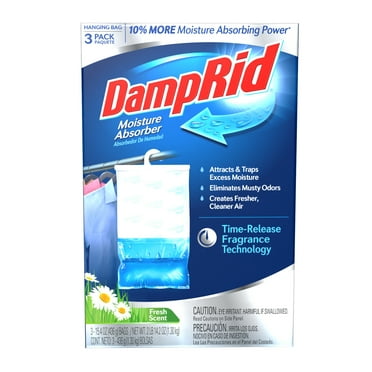 DampRid Fresh Scent Hanging Moisture Absorbers, 3 Count