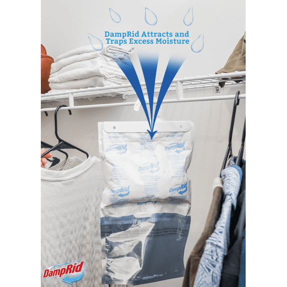 DampRid Product - DampRid Hanging Moisture Absorber & Remover - Pack of 10