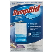 DampRid Lavender Vanilla Hanging Bags Moisture Absorber, 3 Pack