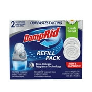DampRid Moisture Absorber Drop-In Tablet Refill Pack, Fresh Scent, 15.8 oz., 2 Ct.