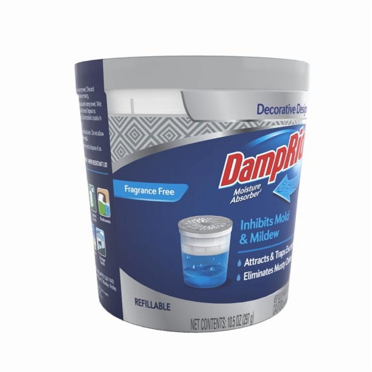 DampRid Refillable Moisture Absorber, Fragrance Free 10.5 oz