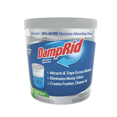 DampRid Refillable Moisture Absorber, Fresh Scent, 11 Ounce